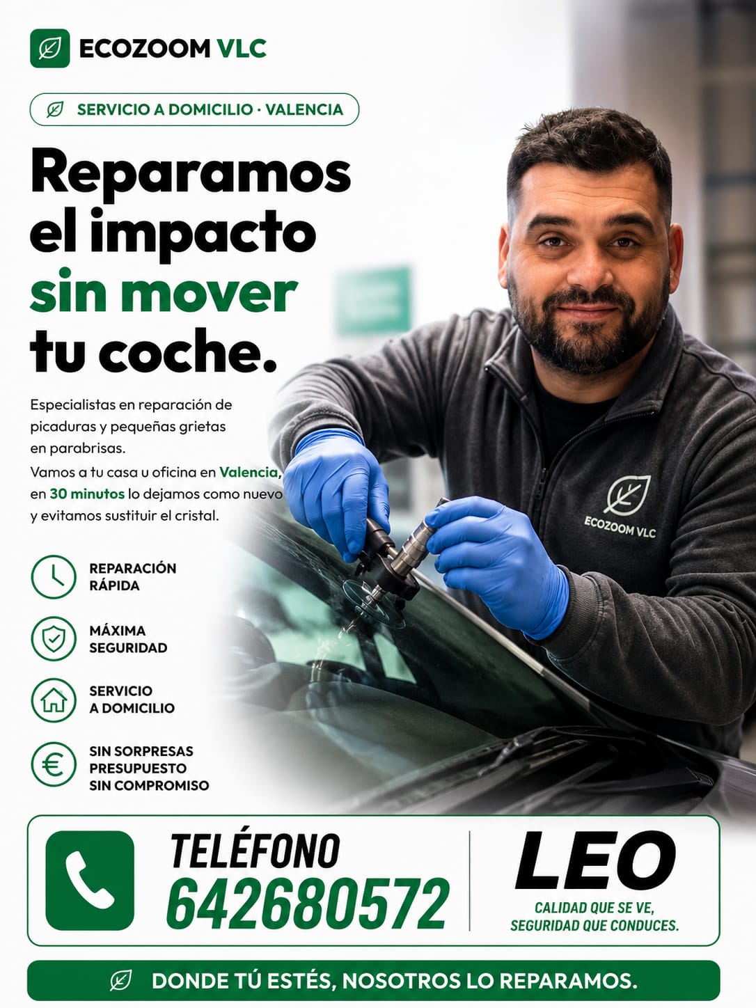 ECOZOOM VLC reparación de parabrisas